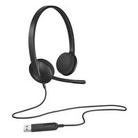 logitech h340 auriculares estereo con cable