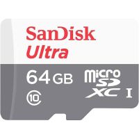 memoria flash sandisk ultra sdsqunr-064g-gn3mn microsdxc 64gb uhs-i clase 10 100mbs