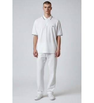 A|X Armani Exchange para hombre. XM001287AF17321U0009 Polo Classic blanco (XL), Algodón, Clásico, Manga corta