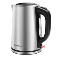 aigostar 3000w calentamiento rapido hervidor de agua electrico  acero inox 17 litros libre de bpa base 360 filtro antical apagado automatico