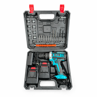 set de taladro percutor inalambrico con 2 baterias 21v 15 ah 253 ajuste de par 2 velocidad don feliz