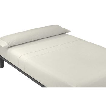 Juego de sábanas tres piezas liso beige cama de 90cm donegal collections