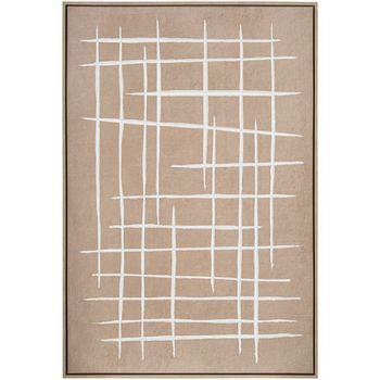 Cuadro Lienzo Marco Madera  Natural  80x120cm