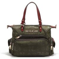 nicole lee bolso de mano bolso tipo satchel margot verde para mujer