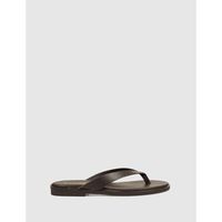 kamome sandalias sandalia de dedo endy marron para mujer