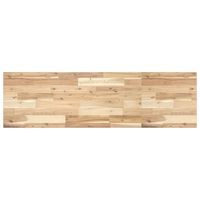 encimera tocador de bano madera acacia sin tratar 120x40x2 cm vidaxl