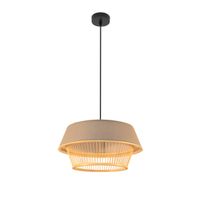 lampara de techo colgante bambu yovani negronatural 1xe27 46d