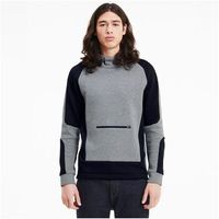 puma jersey evostripe hoody felpa cappuccio uomo medium grey 583465 03 para hombre