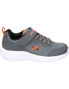 Deportiva Skechers Bounder Techrox Gris Y Naranja 30
