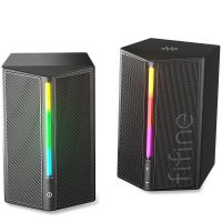 fifine ampligame a20 altavoces gaming 20 rgb 4w negros