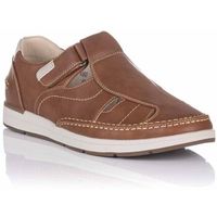 vd zapatillas de senderismo sandalia franciscana - velcro para hombre