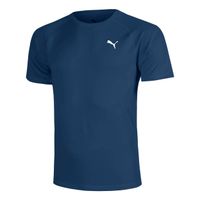 puma velocity  camiseta de running hombres - azul oscuro