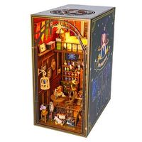 casa magica mira book nook realista con gran detalle cubierta y luces led 183x116x22 cm color multicolor