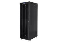 rack independiente lanberg ff01-8042-12bl 42u 1200kg lcd termostato negro 800x1000mm