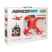 ninco - dron radio control nincoair spike doble bateria para mayor autonomia 32x32x7 cm nh90128
