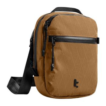 Bolsa de viaje Tomtoc Aviator-T37 con correa de hombro X-Pac marrón