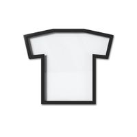 marco en forma de camiseta