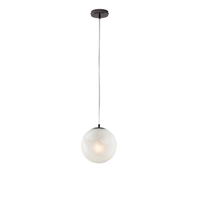 olaf lampara colgante en hierro bronceado 1 luz con esfera dm20 130 o20 bl294-s1-nr