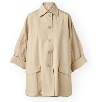 Wendy Trendy Abrigo Jacket 230179 - Ecru para mujer