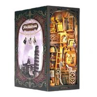 cuarto de revelado book nook de madera diseno 3d realista con gran detalle cubierta y luces led 405 piezas 11x18x23 cm color multicolor