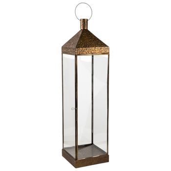 Farol Metal Suelo Antique