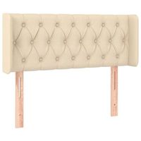 cabecero  panel de cabecero  decoracion de pared de tela color crema 93x16x7888 cm