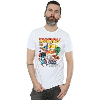 Marvel Camiseta Our Dad Superhero para hombre