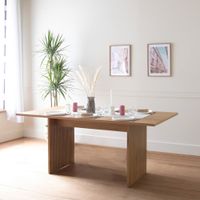 mesa de comedor rectangular de madera estilo escandinavo 180cm