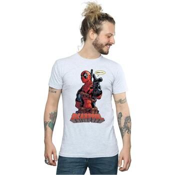 Deadpool Camiseta manga larga Hey You para hombre
