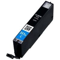 compatible cyan canon cli-551cxl high capacity ink cartridge replaces canon 6444b001