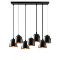 lampara de techo tattoo-6181 negro metal 85x35x113 cm