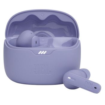 JBL Tune Beam Auriculares Inalámbricos Cancelación de Ruido Activa con Smart Ambient Morados