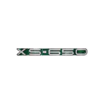 Emblema panel lateral Yamaha XS 650 -'73 OE-Réplica verde