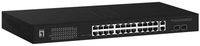switch level one gep-2841 poe websmart 24p 101001000 poe 375w  2 uplink sfp  2 uplink rj45