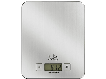 Balanza de cocina - Jata Hogar 719, 15kg, función tara, acero inoxidable