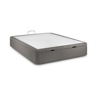 base de cama con almacenaje plegable ascot  graphite  180 x 90 cm