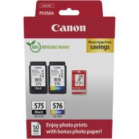 cartucho de tinta original canon pg-575  cl-576 pack de 2 unidades