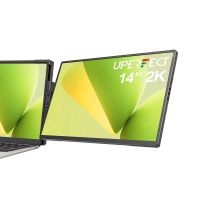 monitor portatil uperfect 14 2k 60hz ips dual portatil usb-c mini hdmi plegable