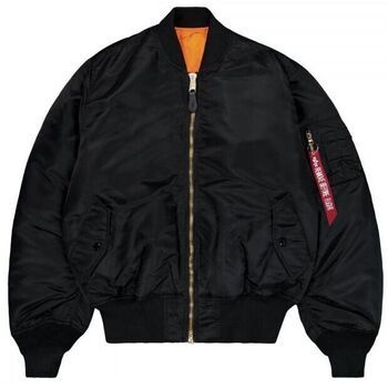 Alpha Industries Chaquetas 100101 MA-1 HERITAGE BOMBER-03 BLACK para hombre