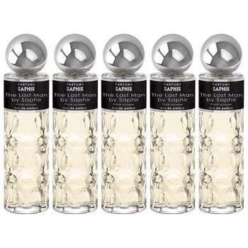 Pack De 5 Eau De Parfum Hombre Saphir The Last Man 200 Ml