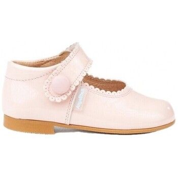Angelitos Bailarinas 1502 MERCEDITAS CHAROL CON VELCRO Rosa para niña