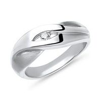 anillo de plata 925 con piedra circonita