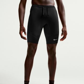 Nike Stride Half  Mallas para correr Hombres - negro, plateado