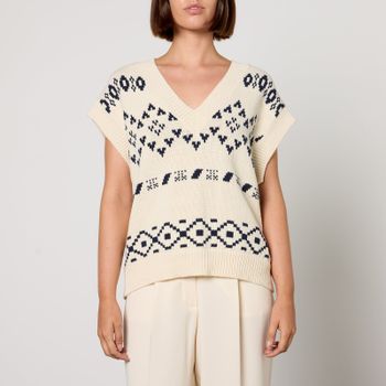 Weekend Max Mara Todi Cotton-Blend Knit Vest - XS