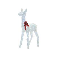 decoracion de exterior led de navidad ciervo 110 cm adorno navideno jardin iluminacion blanco aurenne