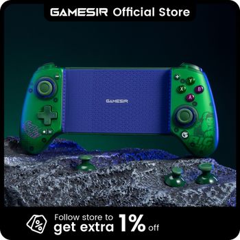 Control de Juego Móvil Bluetooth GameSir G8 Plus Edición Hulk para Nintendo Switch 2, Teléfono Android, Tabletas, iPhone, iPad, PC