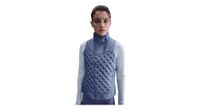chaqueta termica sin mangas nike therma fit adv repel aeroloft azul  mujer
