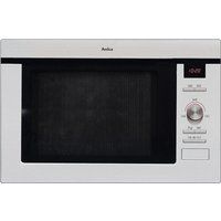 amica amm25bi built-in microwave with grill - stainless steel stainless steel