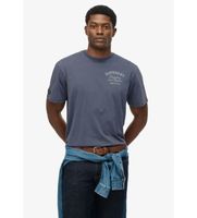 superdry para hombre m1012263a camiseta trade tools oversized azul s casual algodon manga corta