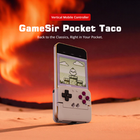 gamesir pocket taco - controlador de juegos movil para android gamepad portatil tipo abrazadera para juegos arcade clasicos gamepad vertical de mano